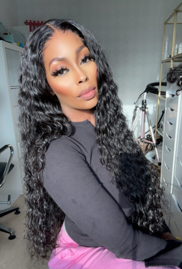 KHADIJAH HD Lacefrontal Loosecurl Wig 200% density - Image 4