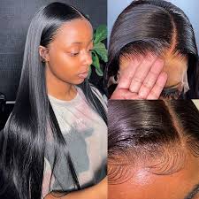 Adeola HD Lacefrontal Straight Wig 200% density