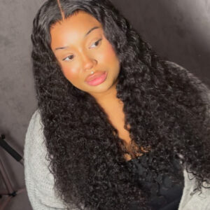 KAYLA HD Laceclosure Burmese curly wig 200% density